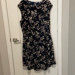 Dark blue, plus sized dress